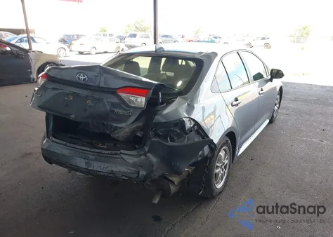 2020 Toyota Corolla Hybrid Le from USA, damaged, VIN JTDEBRBE2LJ029589